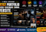 design artist portfolio website theater website film maker website cinema site